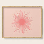 Pink Sun Serving Tray Gallery Image 1