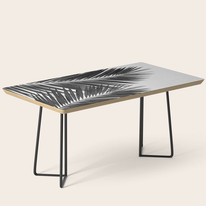 Palm Leaf Black & White II Coffee Table Gallery Image 1