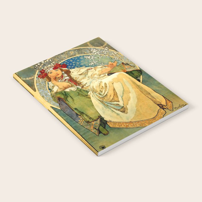 Alphonse Mucha  "Princess Hyacinth" Notebook Gallery Image 2