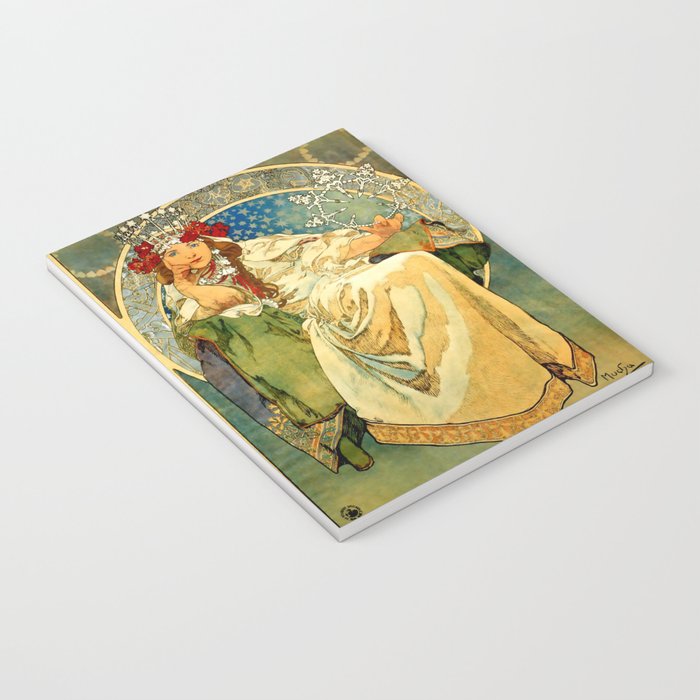 Alphonse Mucha  "Princess Hyacinth" Notebook Gallery Image 3
