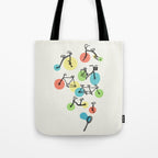 Riding Bubbles Tote Bag Gallery Image 1