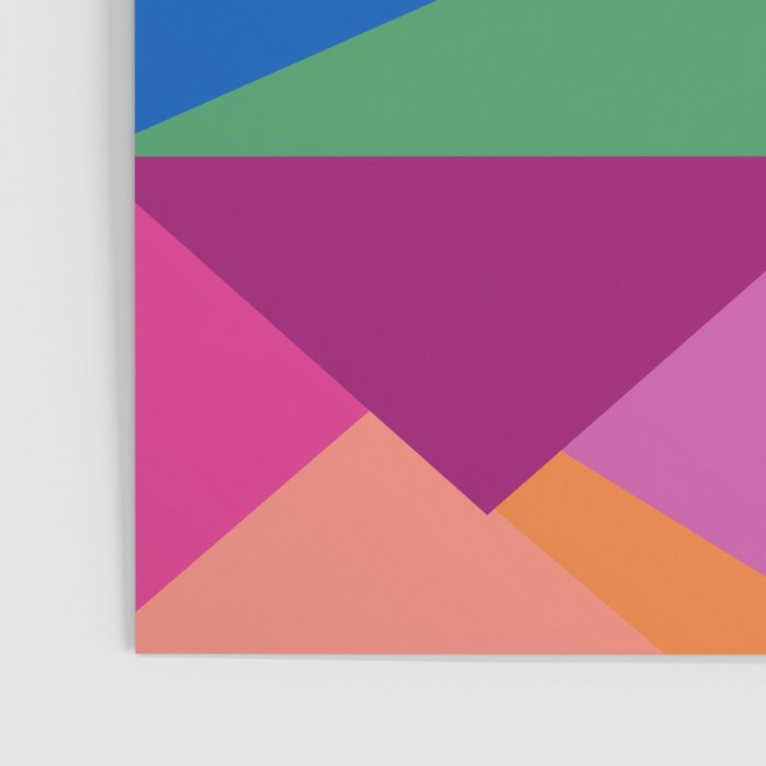 Geometric Color Block Poster Gallery Image 3