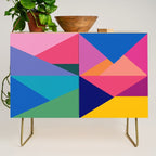 Geometric Color Block Credenza Gallery Image 1