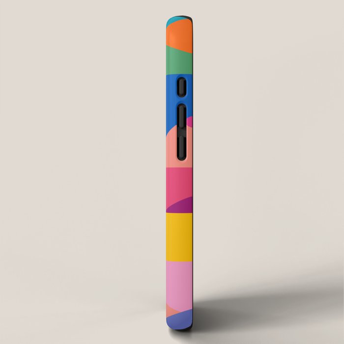 Geometric Color Block iPhone Case Gallery Image 2