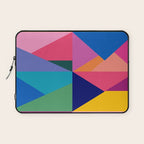 Geometric Color Block Laptop Sleeve Gallery Image 1