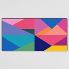 Geometric Color Block Desk Mat Gallery Image 3