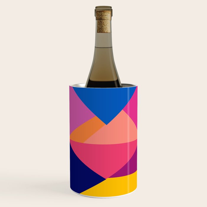 Geometric Color Block Wine Chiller Gallery Image 3