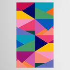 Geometric Color Block Tablecloth Gallery Image 2