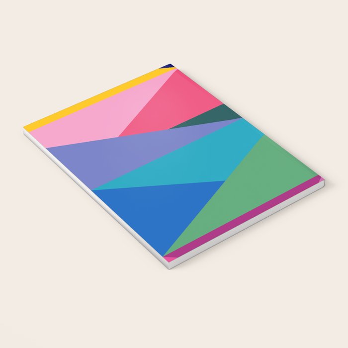 Geometric Color Block Notebook Gallery Image 3