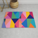 Geometric Color Block Rug Gallery Image 1