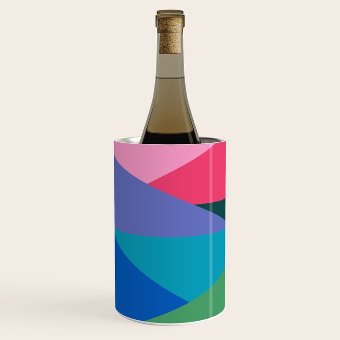Geometric Color Block Wine Chiller Gallery Image 2