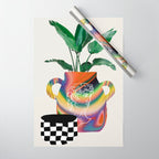 A house plant / Still life Wrapping Paper Gallery Image 1