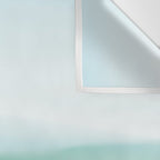 Mountains and Sea - green abstract nature photograph Wall Tapestry Gallery Image 3