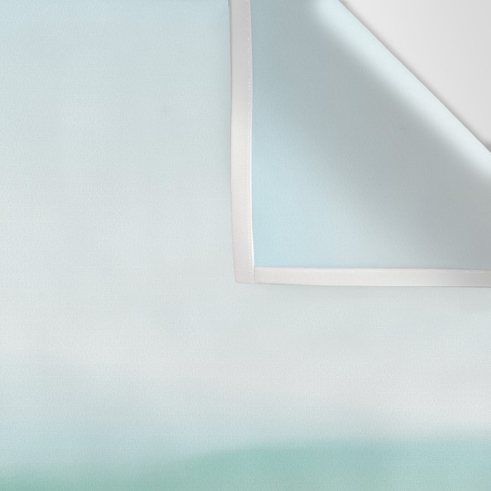 Mountains and Sea - green abstract nature photograph Wall Tapestry Gallery Image 3