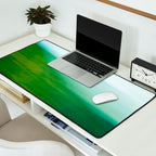 Mountains and Sea - green abstract nature photograph Desk Mat Gallery Image 2