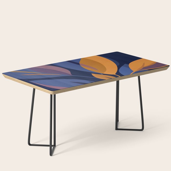 Scorpio Dark Abstract Botanical Coffee Table Gallery Image 1