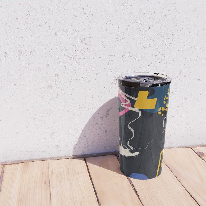 Modern Abstract Woman 08 Travel Mug Gallery Image 4