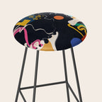 Modern Abstract Woman 08 Stool Gallery Image 2