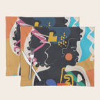 Modern Abstract Woman 08 Placemat Gallery Image 1