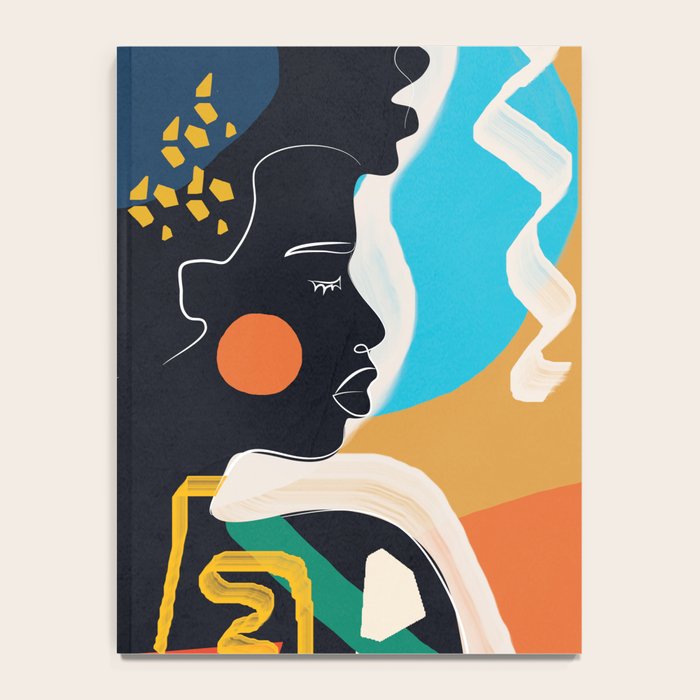 Modern Abstract Woman 08 Notebook Gallery Image 4