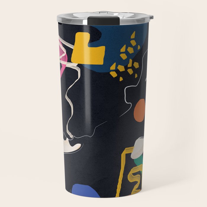 Modern Abstract Woman 08 Travel Mug Gallery Image 1
