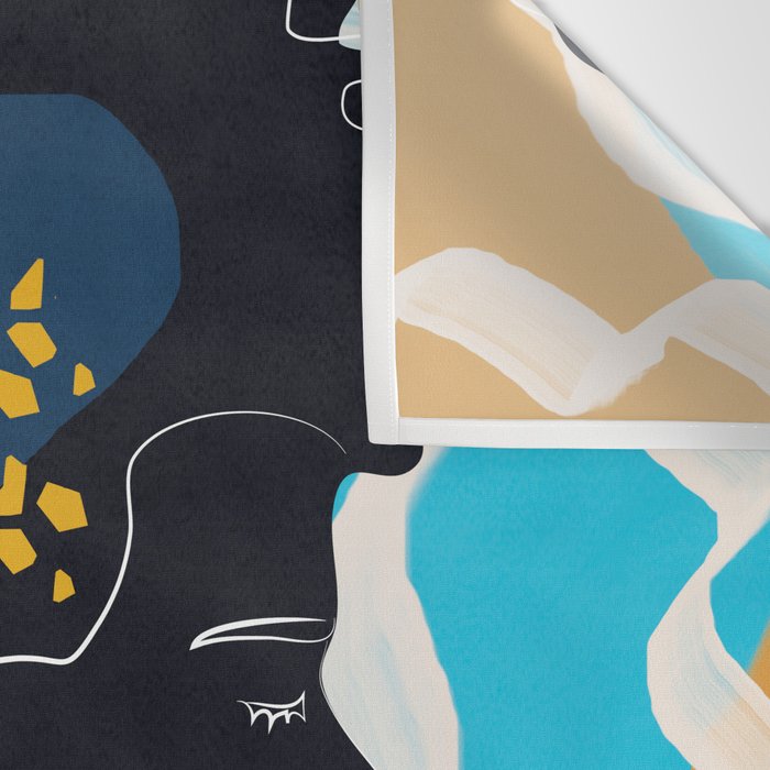Modern Abstract Woman 08 Wall Tapestry Gallery Image 3