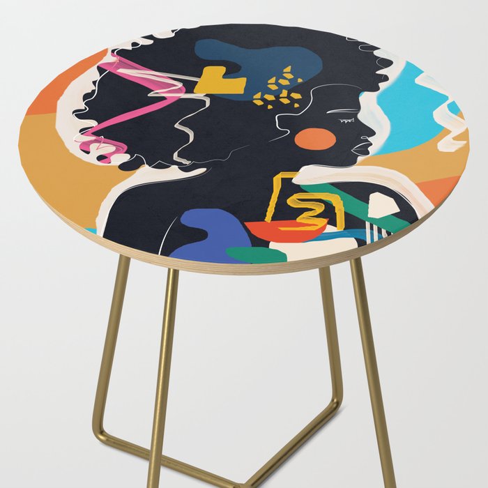 Modern Abstract Woman 08 Side Table Gallery Image 2