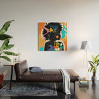 Modern Abstract Woman 08 Wood Wall Art Gallery Image 2