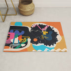 Modern Abstract Woman 08 Rug Gallery Image 1