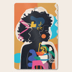 Modern Abstract Woman 08 Cutting Board Gallery Image 1