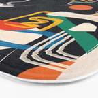 Modern Abstract Woman 08 Bath Mat Gallery Image 3