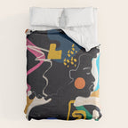 Modern Abstract Woman 08 Comforter Gallery Image 6