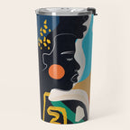 Modern Abstract Woman 08 Travel Mug Gallery Image 2