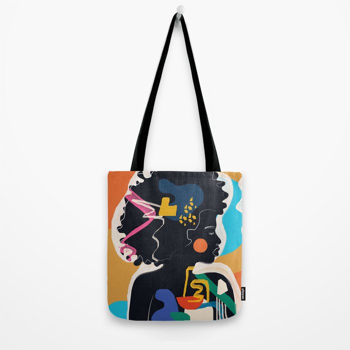 Modern Abstract Woman 08 Tote Bag Gallery Image 2