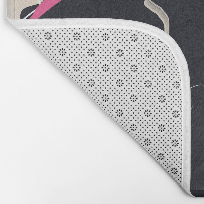 Modern Abstract Woman 08 Bath Mat Gallery Image 2