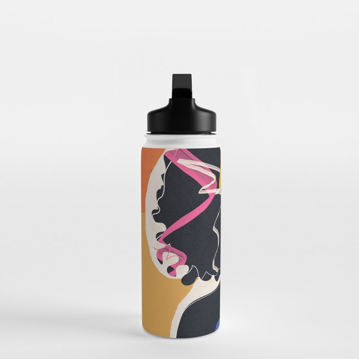 Modern Abstract Woman 08 Water Bottle Gallery Image 3