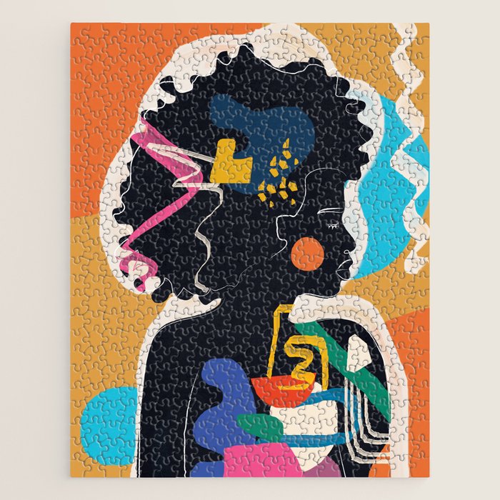 Modern Abstract Woman 08 Jigsaw Puzzle Gallery Image 1