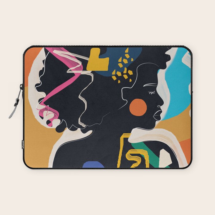 Modern Abstract Woman 08 Laptop Sleeve Gallery Image 1