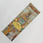 The accession of Shah Jahan by Bichitr, Indian Mughal Art Yoga Mat Gallery Image 1