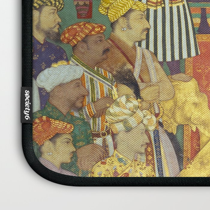 The accession of Shah Jahan by Bichitr, Indian Mughal Art Laptop Sleeve Gallery Image 3