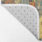 The accession of Shah Jahan by Bichitr, Indian Mughal Art Bath Mat Gallery Image 2