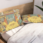 The accession of Shah Jahan by Bichitr, Indian Mughal Art Pillow Sham Gallery Image 2