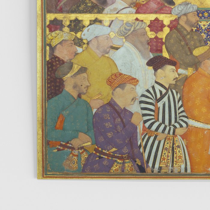 The accession of Shah Jahan by Bichitr, Indian Mughal Art Poster Gallery Image 3