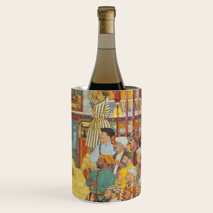 The accession of Shah Jahan by Bichitr, Indian Mughal Art Wine Chiller Gallery Image 3
