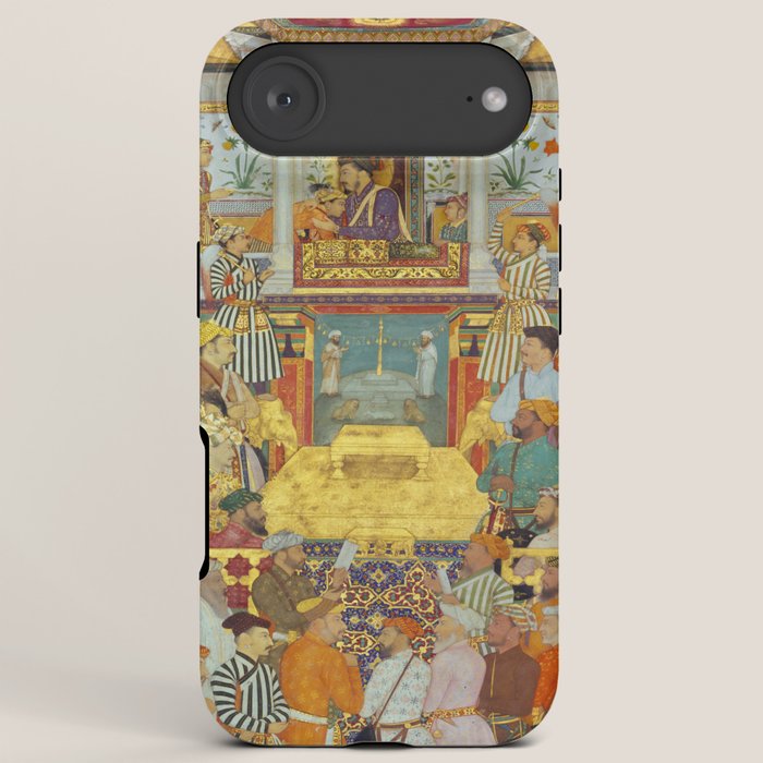 The accession of Shah Jahan by Bichitr, Indian Mughal Art iPhone Case Gallery Image 6