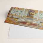The accession of Shah Jahan by Bichitr, Indian Mughal Art Wrapping Paper Gallery Image 2