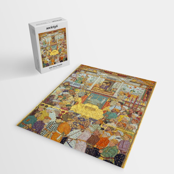 The accession of Shah Jahan by Bichitr, Indian Mughal Art Jigsaw Puzzle Gallery Image 2