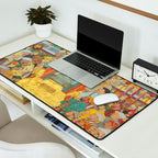 The accession of Shah Jahan by Bichitr, Indian Mughal Art Desk Mat Gallery Image 2