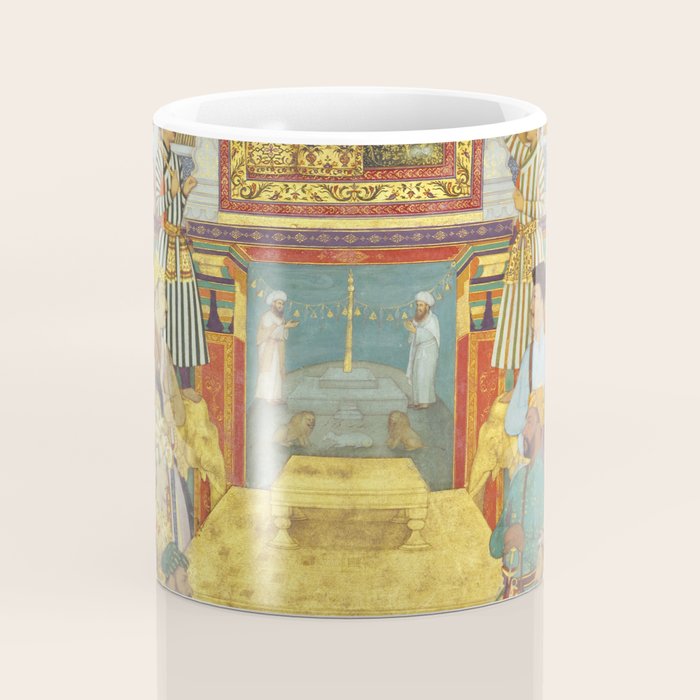 The accession of Shah Jahan by Bichitr, Indian Mughal Art Coffee Mug Gallery Image 4