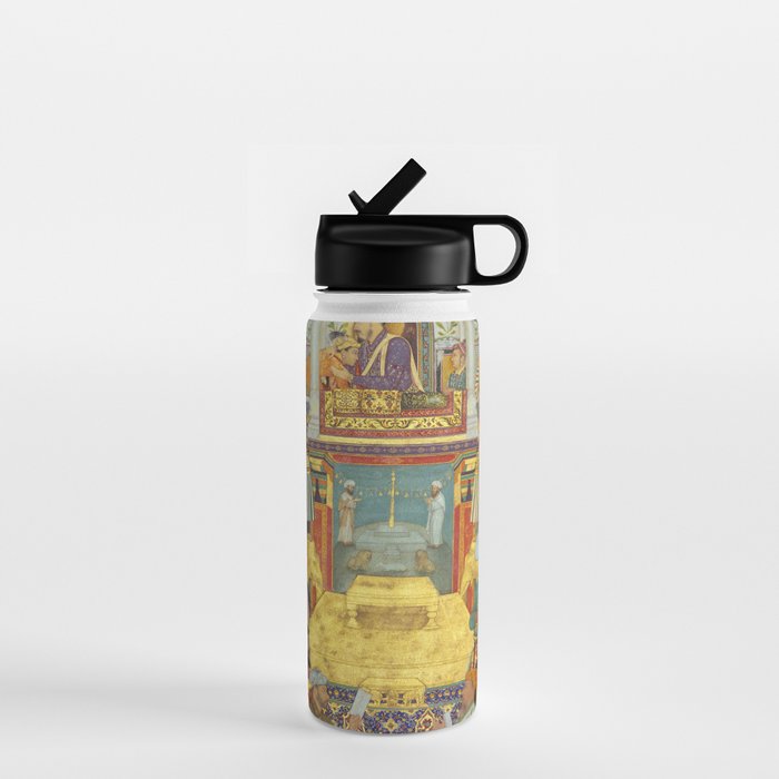 The accession of Shah Jahan by Bichitr, Indian Mughal Art Water Bottle Gallery Image 1